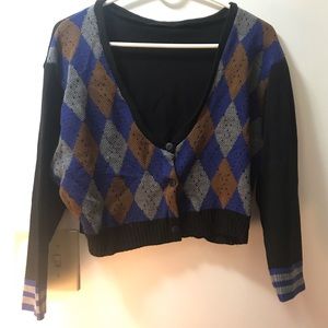 Ravenclaw crop cardigan from Pinupgirl